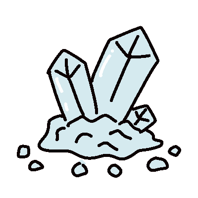 水晶の削り屑