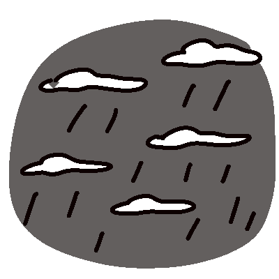 波雲は雨