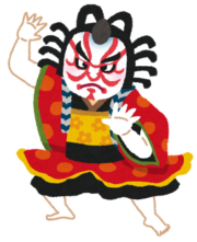 大見得を切る