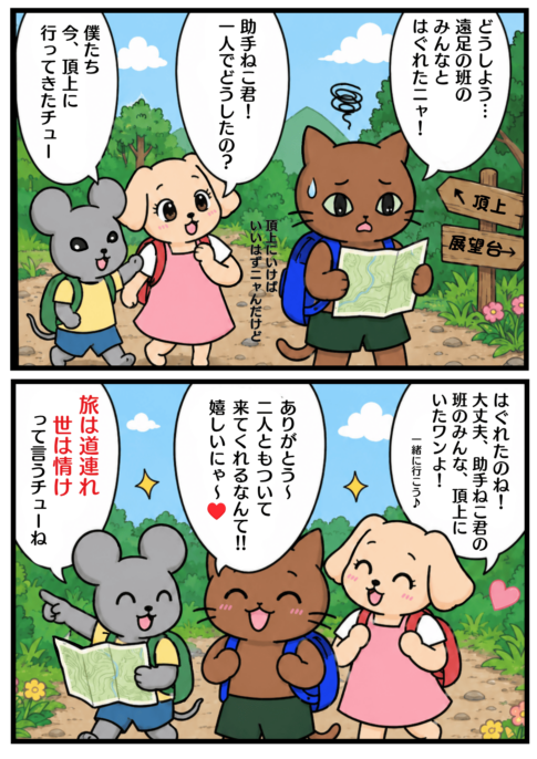 旅は道連れ世は情けのマンガ